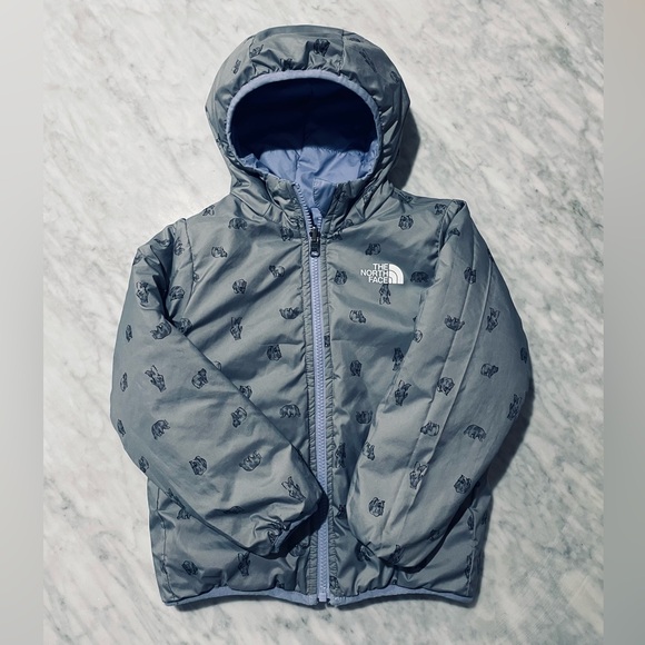 The North Face Girls Reversible coat size 6 - Picture 2 of 2